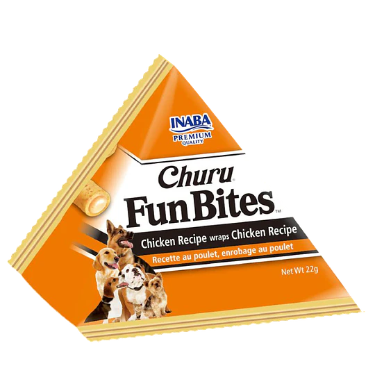 Snack para perros Churu Fun Bites de pollo 