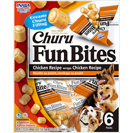 Snack para perros Churu Fun Bites de pollo 