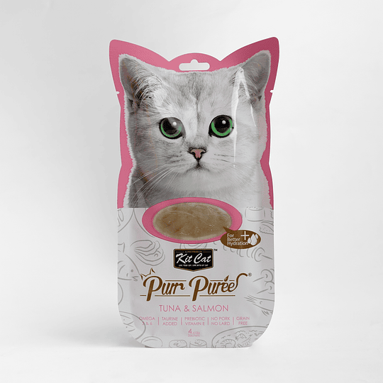 Alimento para gatos Purr Puree de atún y salmón