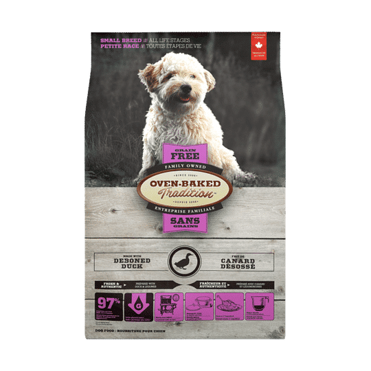 Alimento para perros Oven-Baked razas pequeñas sabor a pato