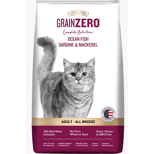 Alimento GrainZero Signature para gatos adultos todas las razas