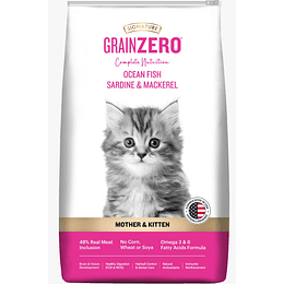 Alimento GrainZero Signature para gatos kitten madre y gatitos 