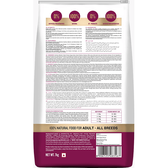 Alimento GrainZero Signature para gatos kitten madre y gatitos 