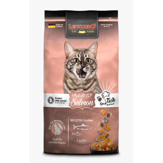 Alimento para gatos Leonardo Adult GF Salmon
