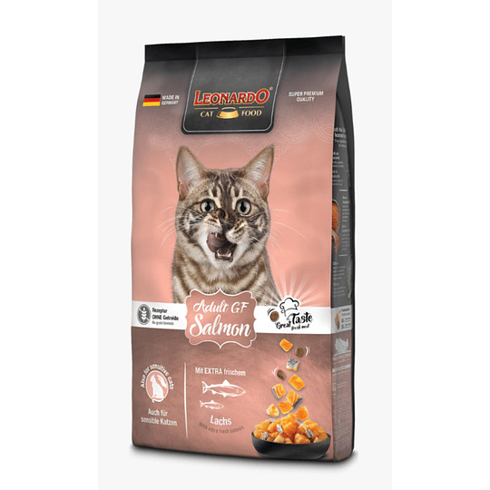 Alimento para gatos Leonardo Adult GF Salmon