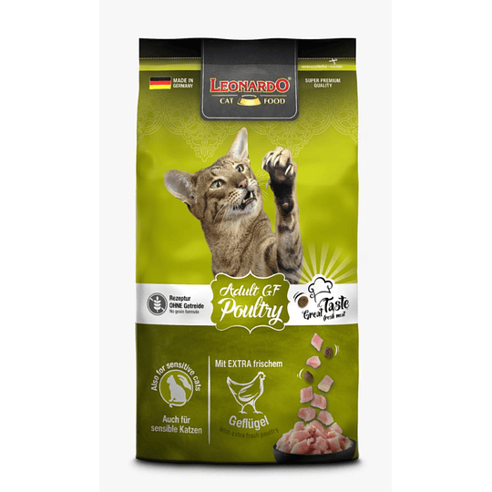 Alimento para gatos Leonardo Adult GF Poultry