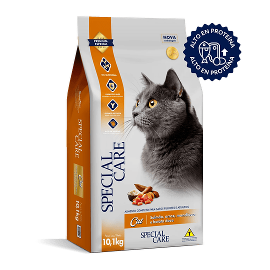 Alimento para gatos Adulto Special Care 10,1 kg