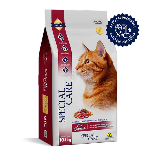 Alimento para gato castrado Special Care 10,1 kg