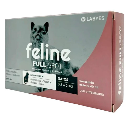 Pipeta para gatos Feline Labyes Full 0,5 a 2 kg