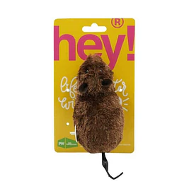 Juguete para gatos ratón a cuerda Hey!