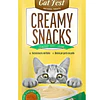 Creamy Snacks para gatos Cat Fest caviar pollo