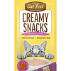 Creamy Snacks para gatos Cat Fest cordero y caviar