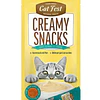 Creamy Snacks para gatos Cat Fest pavo y caviar