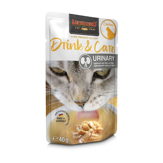 Alimento húmedo para gatos Leonardo Drink & Care Urinary