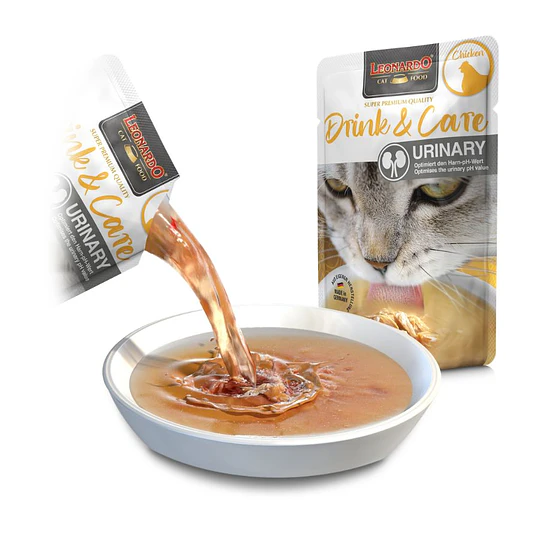 Alimento húmedo para gatos Leonardo Drink & Care Urinary