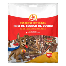 Snack para perros Tapa de tronco de bovino 100 grs