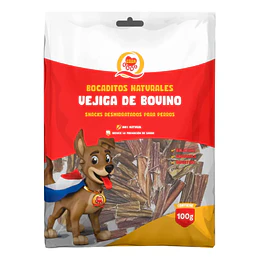 Snack para perros Vejiga de Bovino 100 grs.