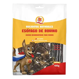 Snack para perros Esófago de Bovino