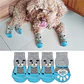 Calcetines para Gatos y Perros | Talla L Color Plomo-Celeste - Miniatura 9