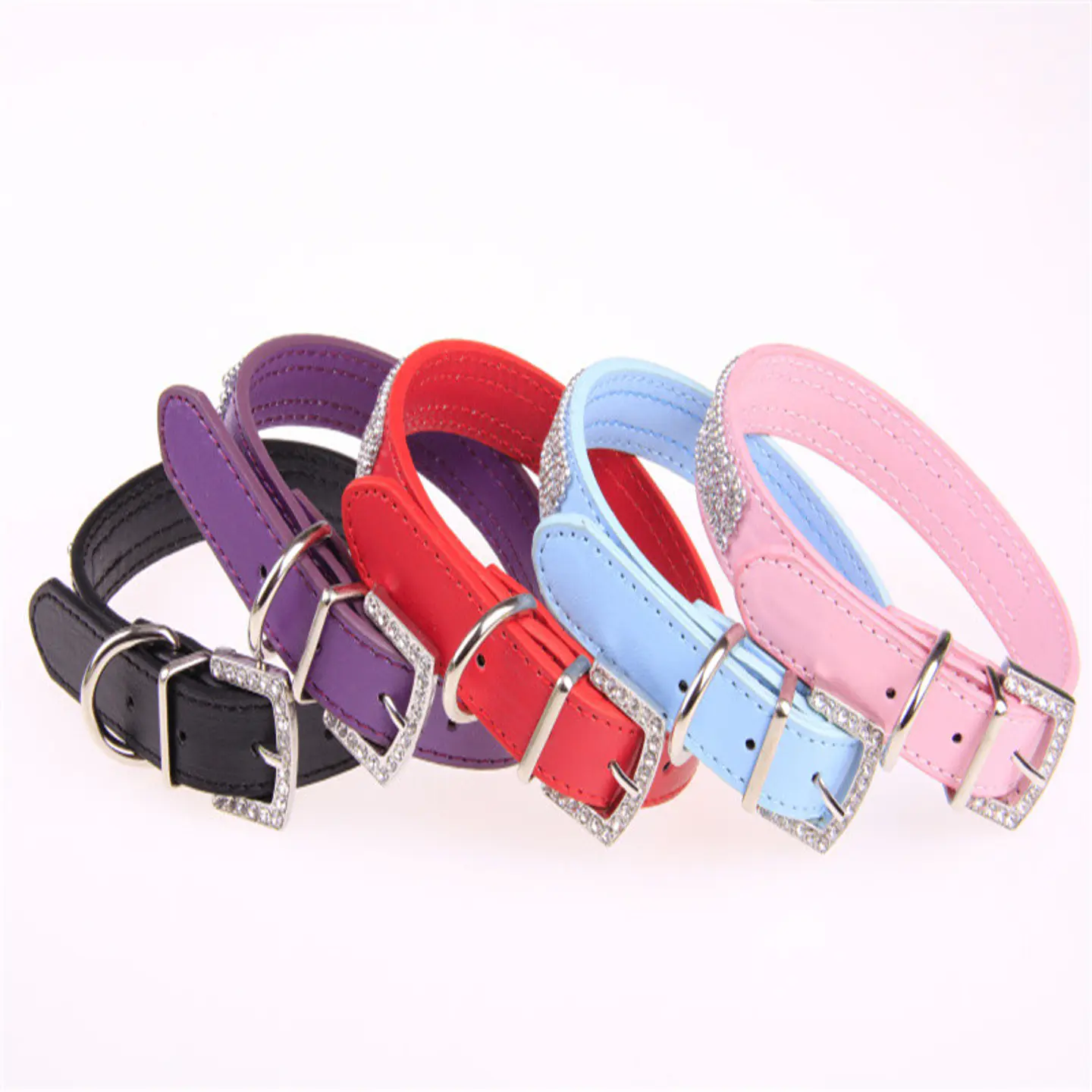 Collar Adiamantado Color Negro Talla S 5