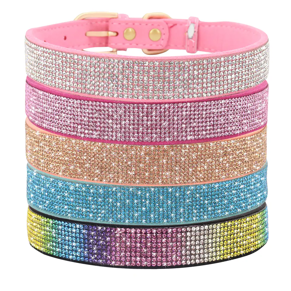 Collar Adiamantado Multicolor Talla S 1