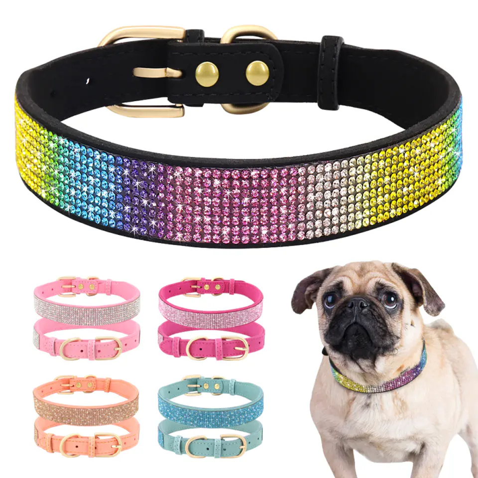 Collar Adiamantado Multicolor Talla L 3