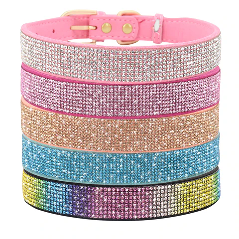 Collar Adiamantado Multicolor Talla L