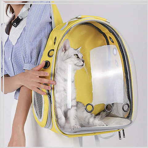 Mochila, Bolso para Traslado | Color Amarillo | 30 lts