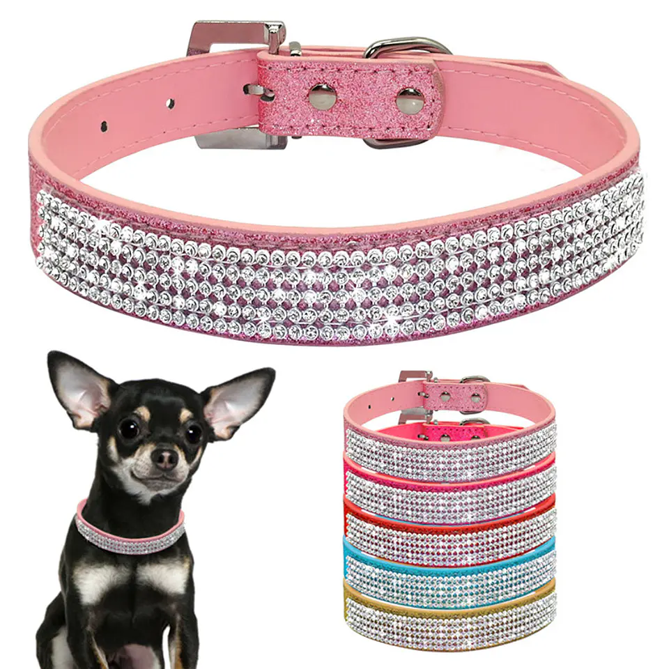 Collar Adiamantado Color Negro Talla XL 2