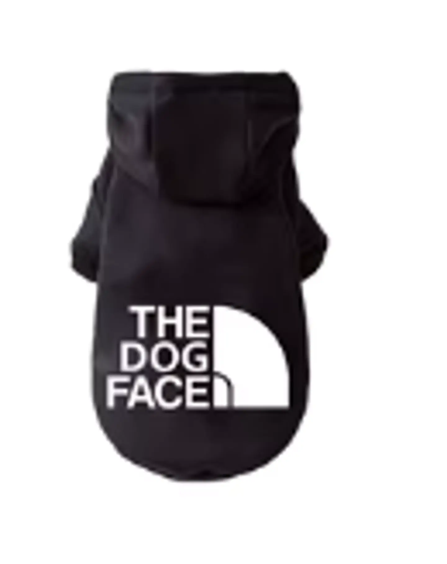 Poleron DogFace con Capucha Talla XXL color Negro 2