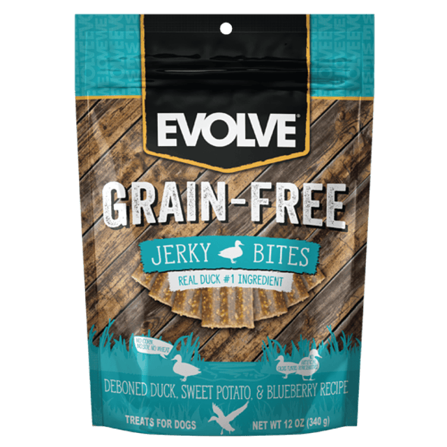 Evolve Dog Grain Free   Recipe  Jerky  Bites