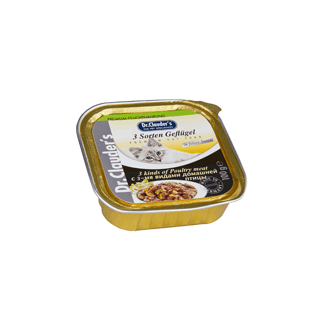 Dr clauder's cat  bandeja -100gr