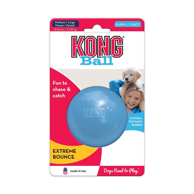 Kong perro caucho puppy pelota 