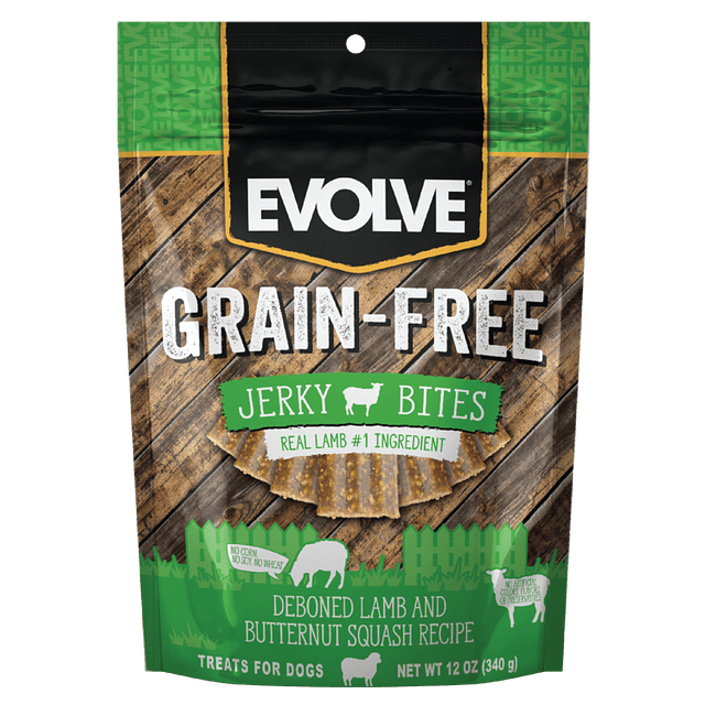 Evolve Dog Grain Free   Recipe  Jerky  Bites