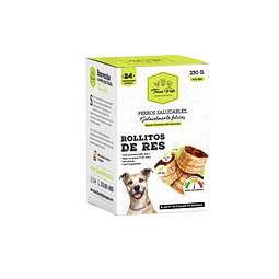  Three pets dog snack caja rollitos de res x24Ud  