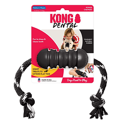 Kong perro caucho extreme dental con lazo medium 