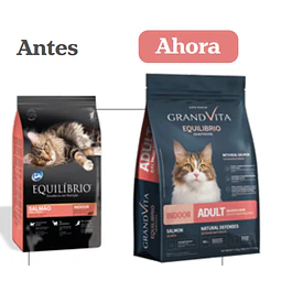 Equilibrio Gatos Adultos Salmón Indoor -1.5Kg 