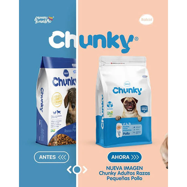 Chunky raza pequeña 