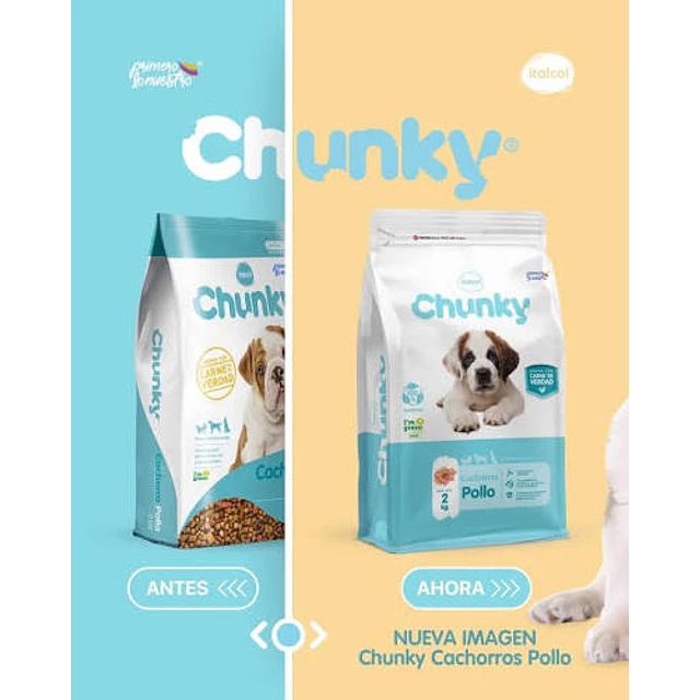 Chunky cachorro pollo 