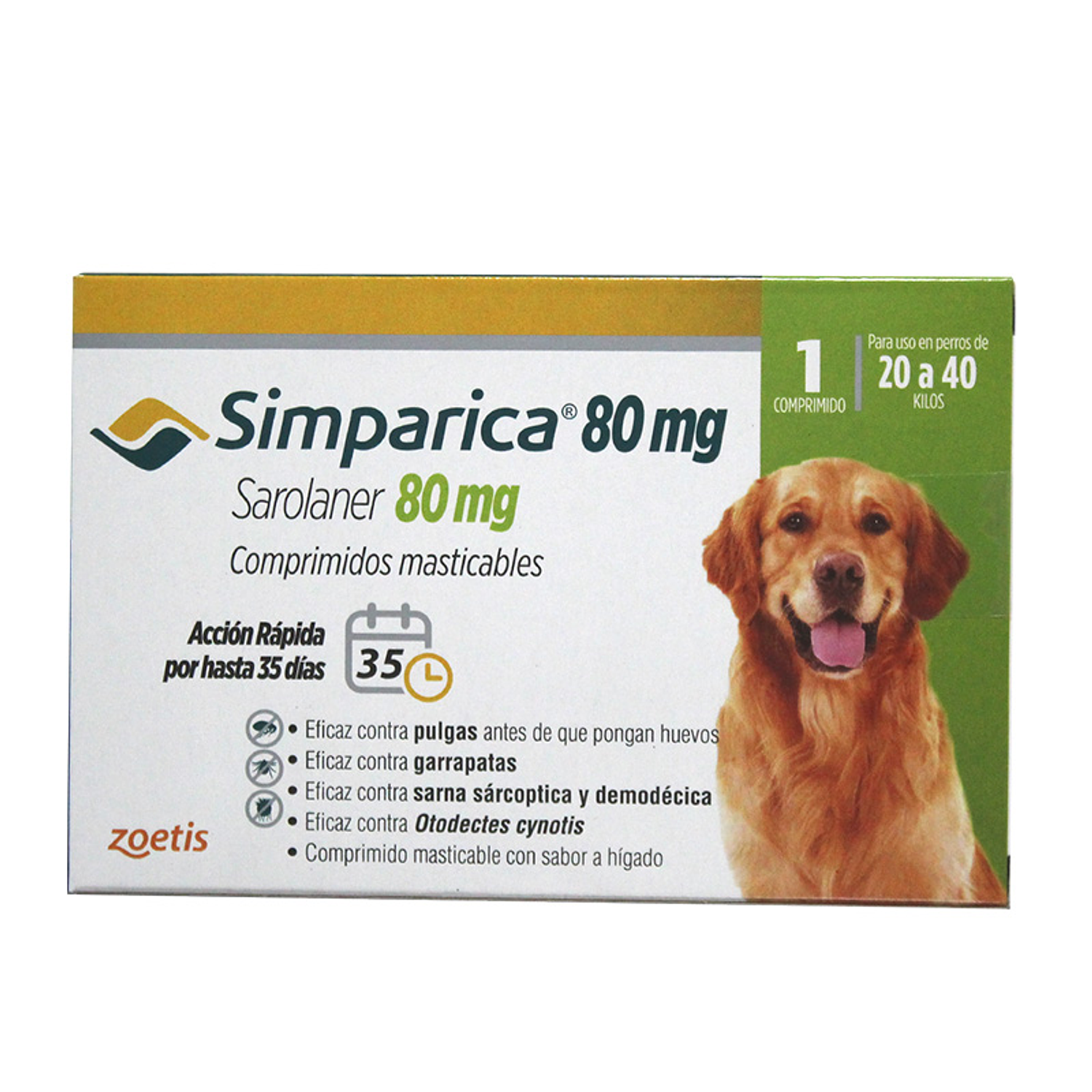 Simparica 20 a 40 kilos