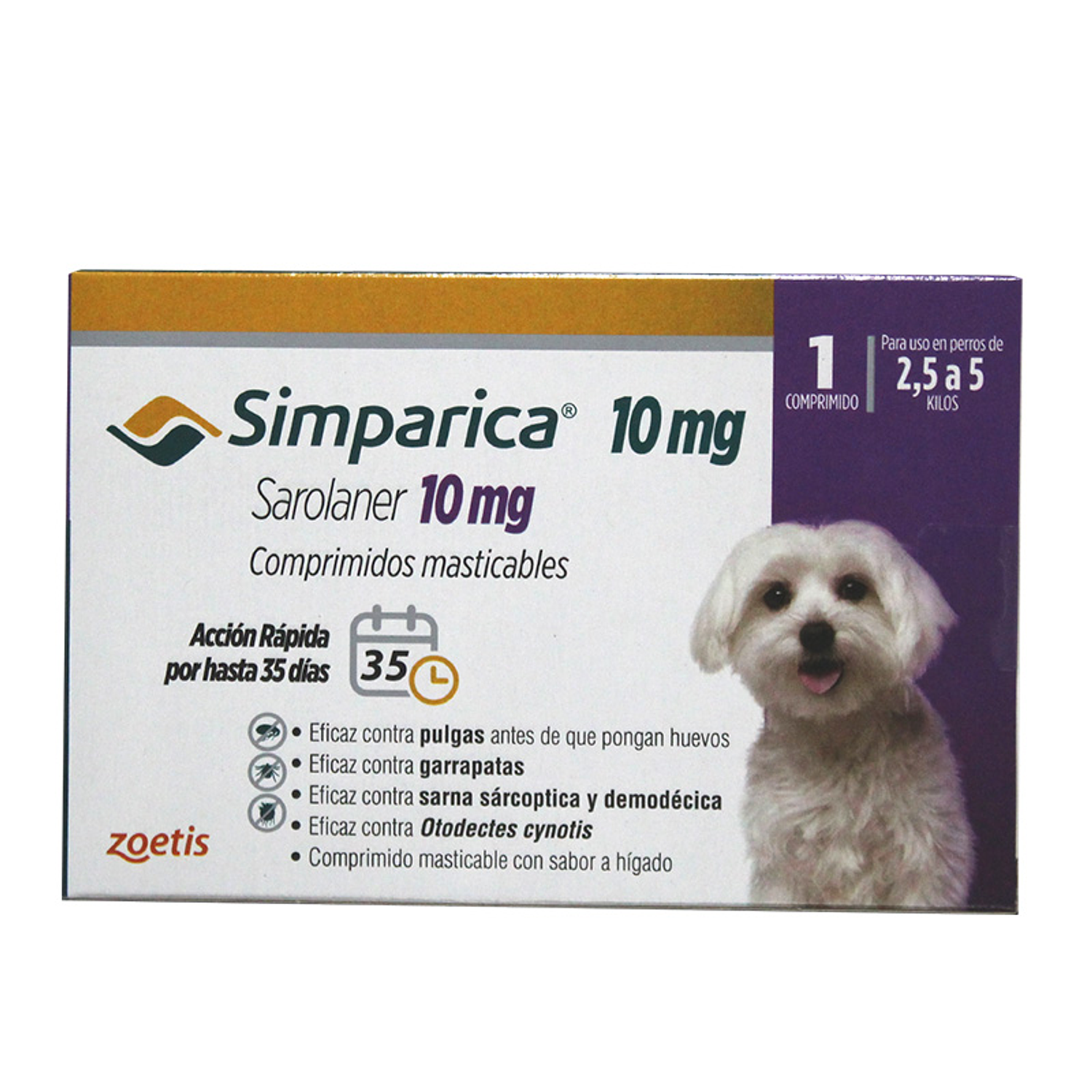 Simparica 2,5 a 5 kilos