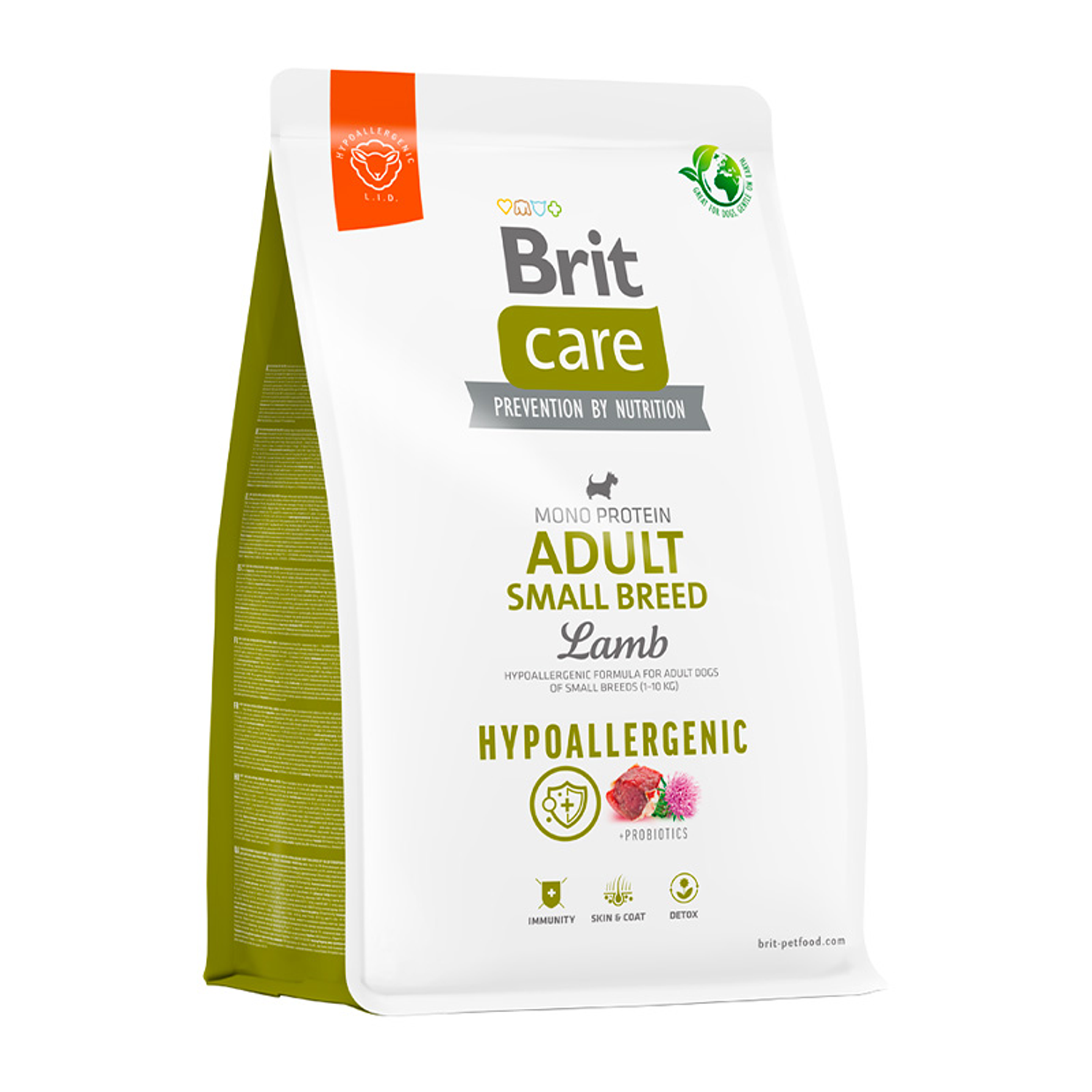 Brit Care Hypoallergenic Raza Pequeña Cordero 3 kg 2