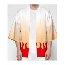 Haori Kimono Kimetsu No Yaiba Rengoku