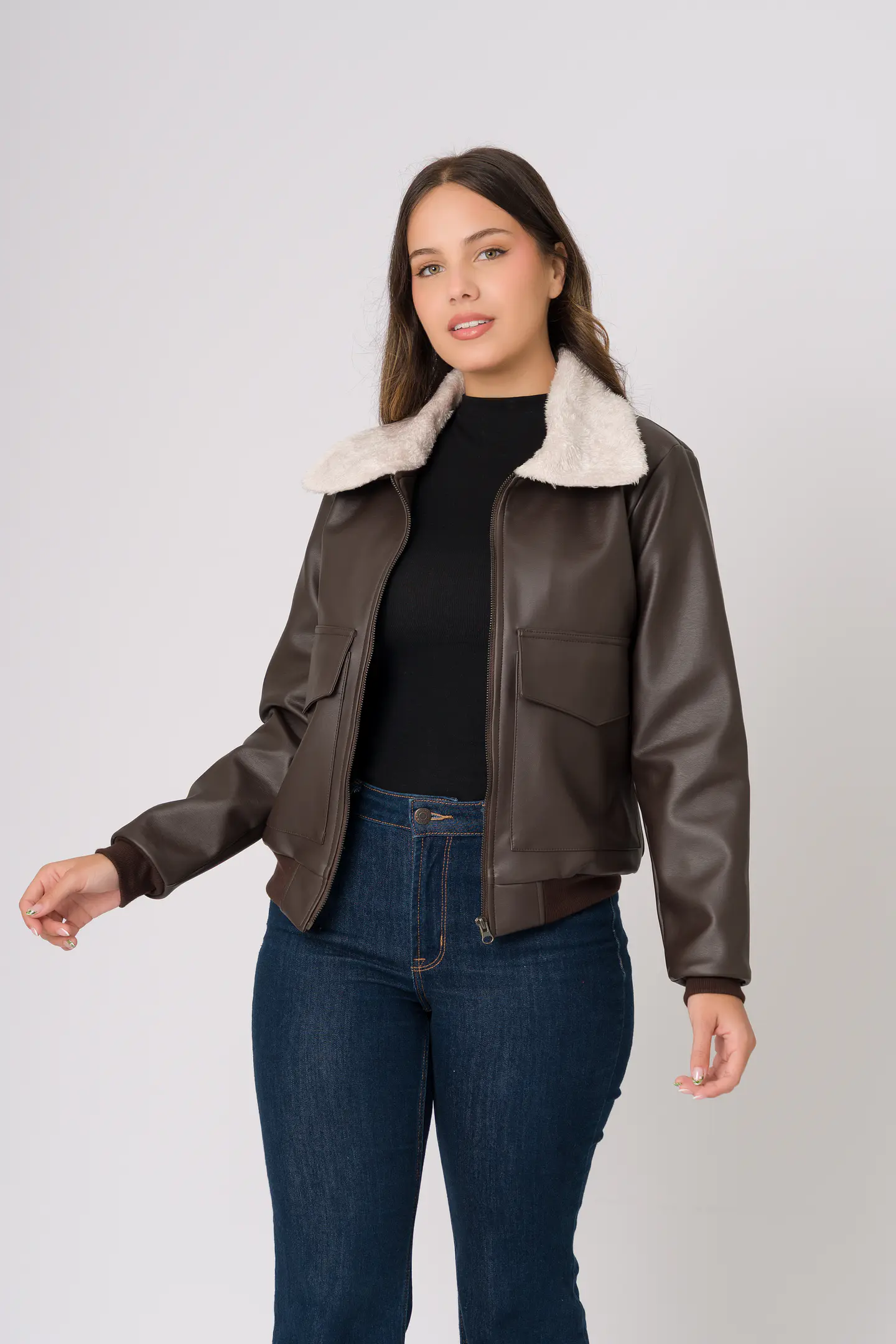 Aviator Jacket Mocha by ACF 2
