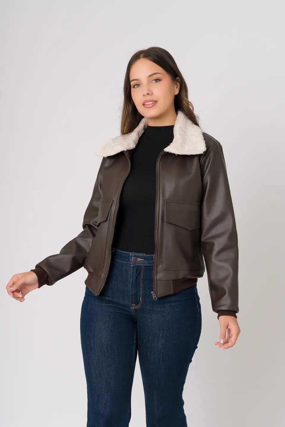 Aviator Jacket Mocha by ACF 2