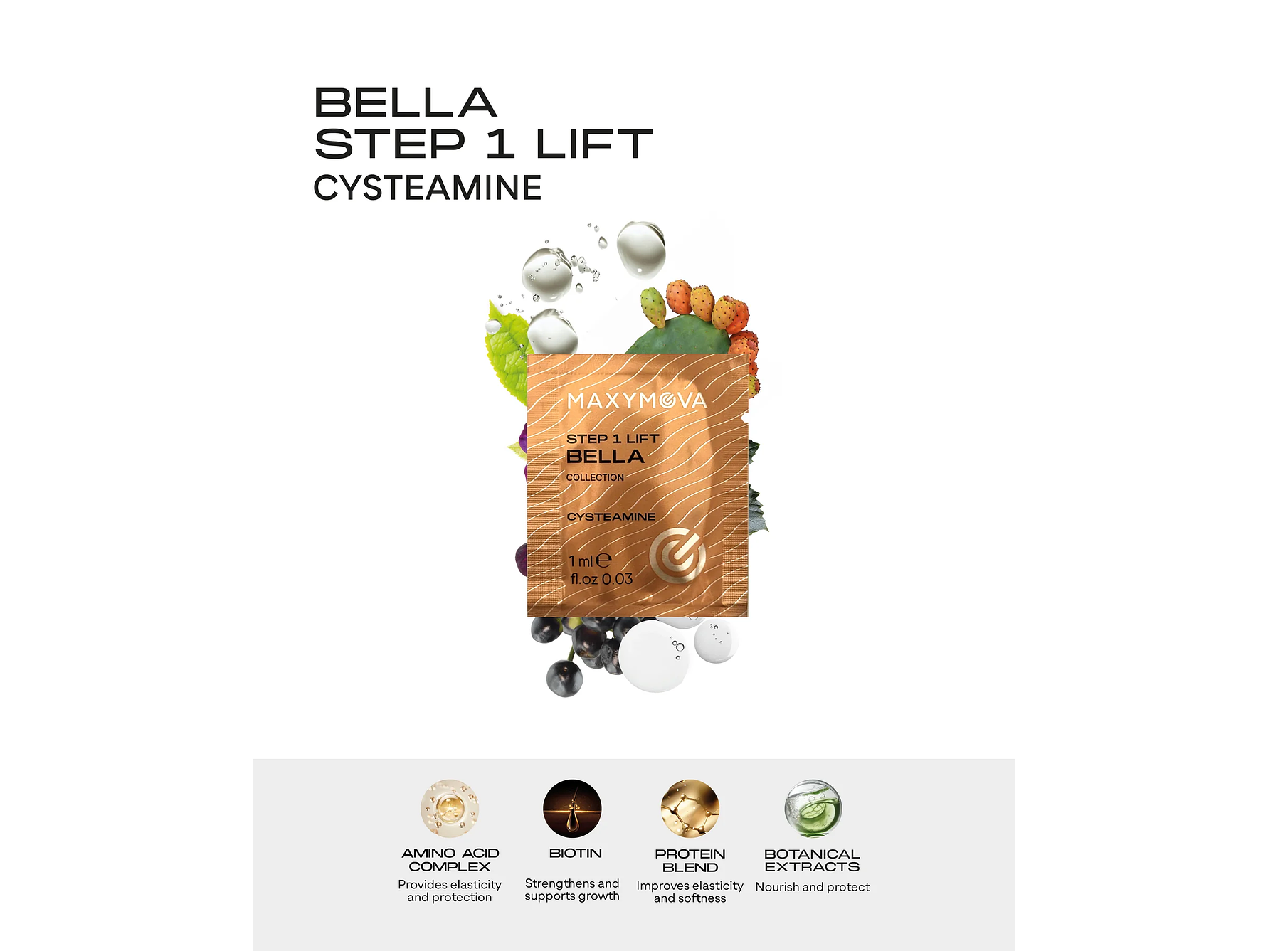 KIT PASO 1 Y 2 SACHETS BELLA COLLECTION (Korean Lash & Brow) 3