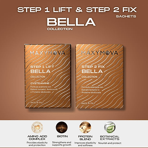 KIT PASO 1 Y 2 SACHETS BELLA COLLECTION (Korean Lash & Brow)