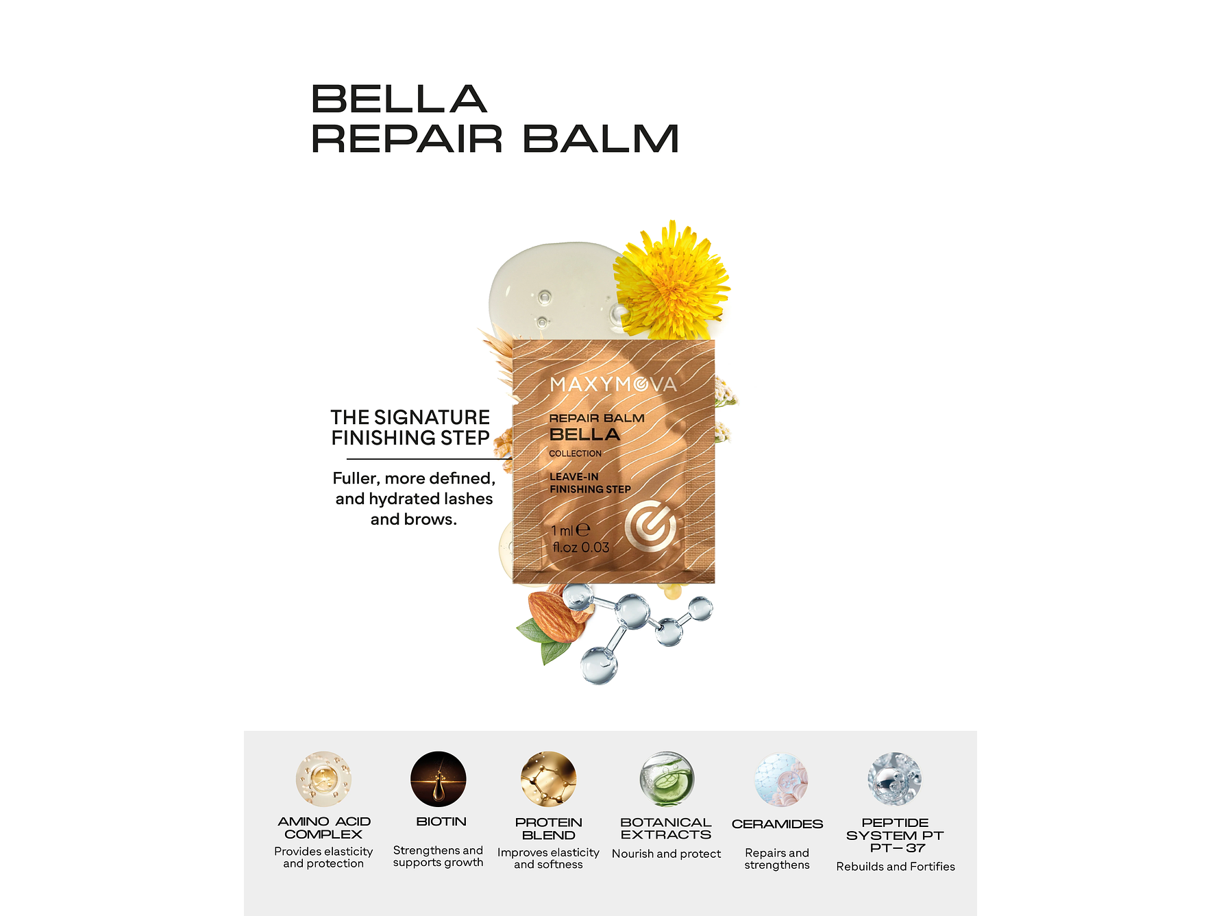 REPAIR BALM BELLA COLLECTION SACHETS  10 X 1ML 2