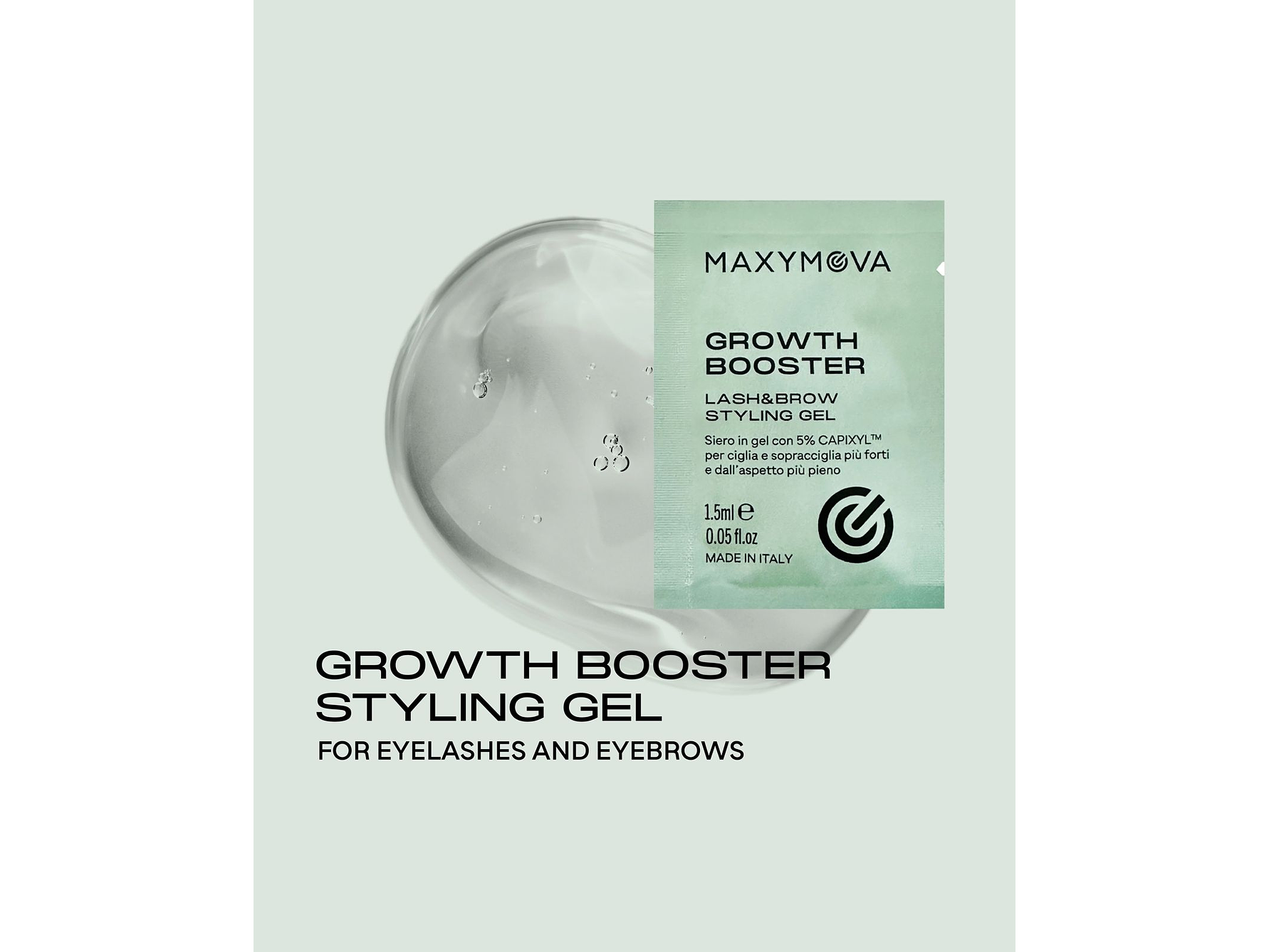 GROWTH BOOSTER STYLING GEL  SACHET 10 X 1.5 ML  (ACELERADOR DEL CRECIMIENTO AVANZADO SERUM GEL PARA PESTAÑAS Y CEJAS) 1
