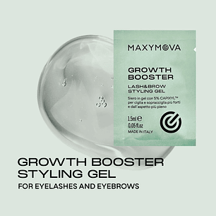 GROWTH BOOSTER STYLING GEL  SACHET 10 X 1.5 ML  (ACELERADOR DEL CRECIMIENTO AVANZADO SERUM GEL PARA PESTAÑAS Y CEJAS)